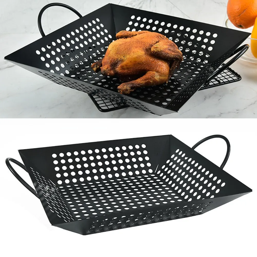 Stainless Steel Square Grill Tray With Perforated Grill Tray Outdoor Barbecue Outdoor Camping Barbecue Newly
Stainless Steel Square Grill Tray With Perforated Grill Tray Outdoor Barbecue Outdoor Camping Barbecue Newly