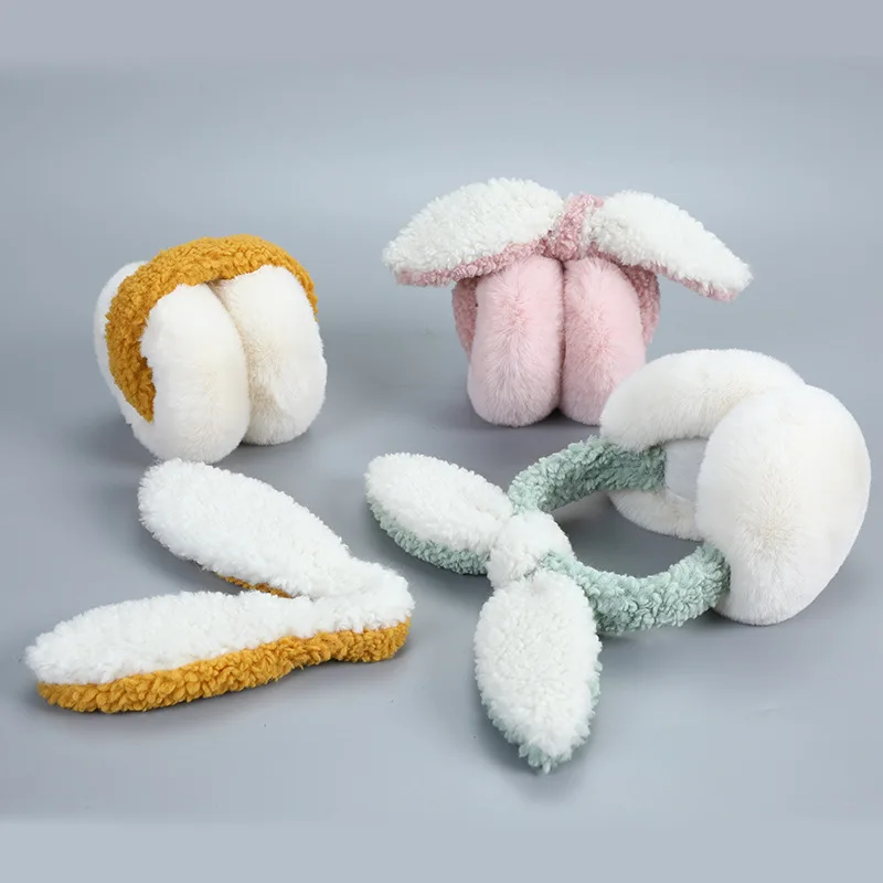 Winter Kids Plush Fur Folded Earmuffs for Girls Warm Cute Cartoon Ear Ski Heads Accessories for Children Phone head Earmuffs
Winter Kids Plush Fur Folded Earmuffs for Girls Warm Cute Cartoon Ear Ski Heads Accessories for Children Phone head Earmuffs