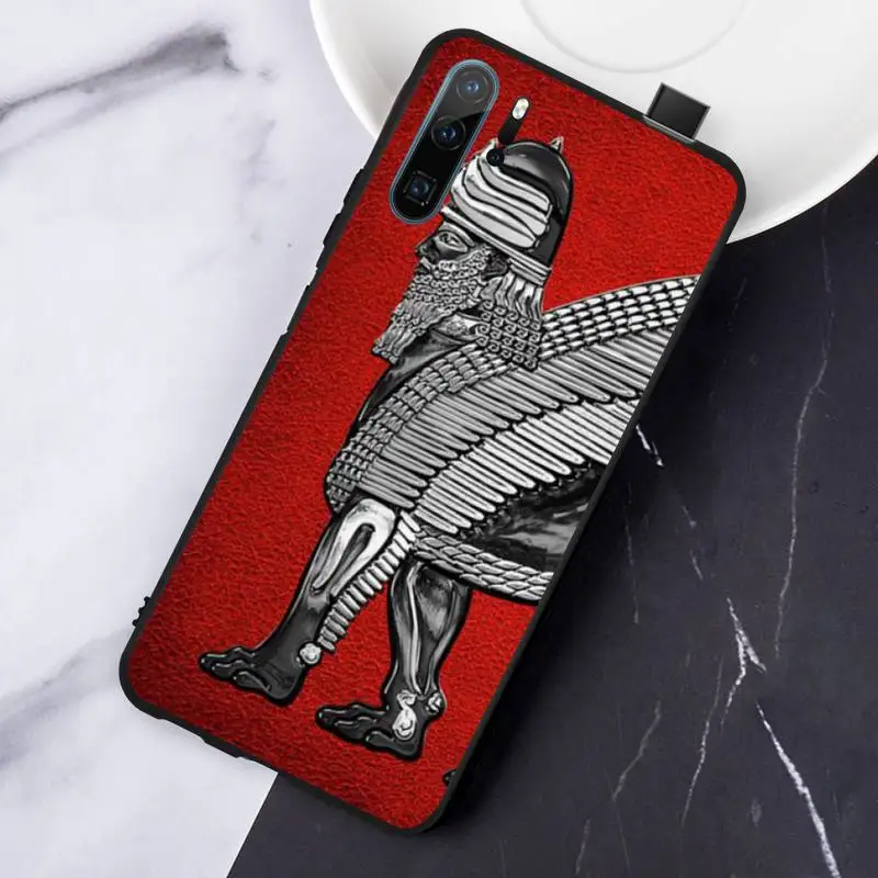 Lamassu Assyrian Winged Lion pattern high quality Phone Case For Huawei honor Mate P 10 20 30 40 Pro 10i 9 10 20 8 x Lite