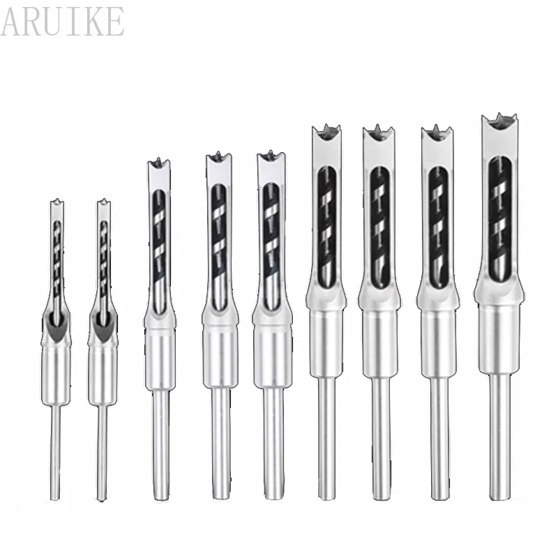 6PCS HSS Twist Drill Bits Square Auger Mortising Chisel Drill Set Square Hole Woodworking Drill Tools Kit Set Extended Saw BH01
6PCS HSS Twist Drill Bits Square Auger Mortising Chisel Drill Set Square Hole Woodworking Drill Tools Kit Set Extended Saw BH01