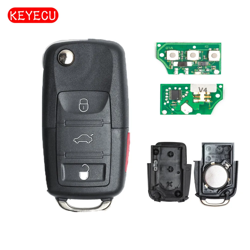 Складной дистанционный ключ Keyecu 5 шт./лот 315 МГц ID48 чип для VW Volkswagen GTI Jetta 2005-2010 - 1K0 959 753 P
Складной дистанционный ключ Keyecu 5 шт./лот 315 МГц ID48 чип для VW Volkswagen GTI Jetta 2005-2010 - 1K0 959 753 P