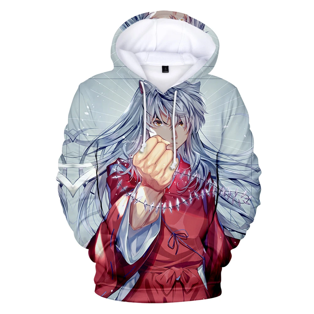 Новинка стильная толстовка Inuyasha для мужчин/женщин осенне зимняя повседневная