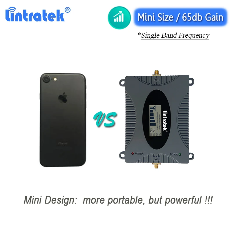 Lintratek однодиапазонный 2G 3G 4G LTE усилитель сигнала GSM 900 DCS 1800 WCDMA 2100 Усилитель