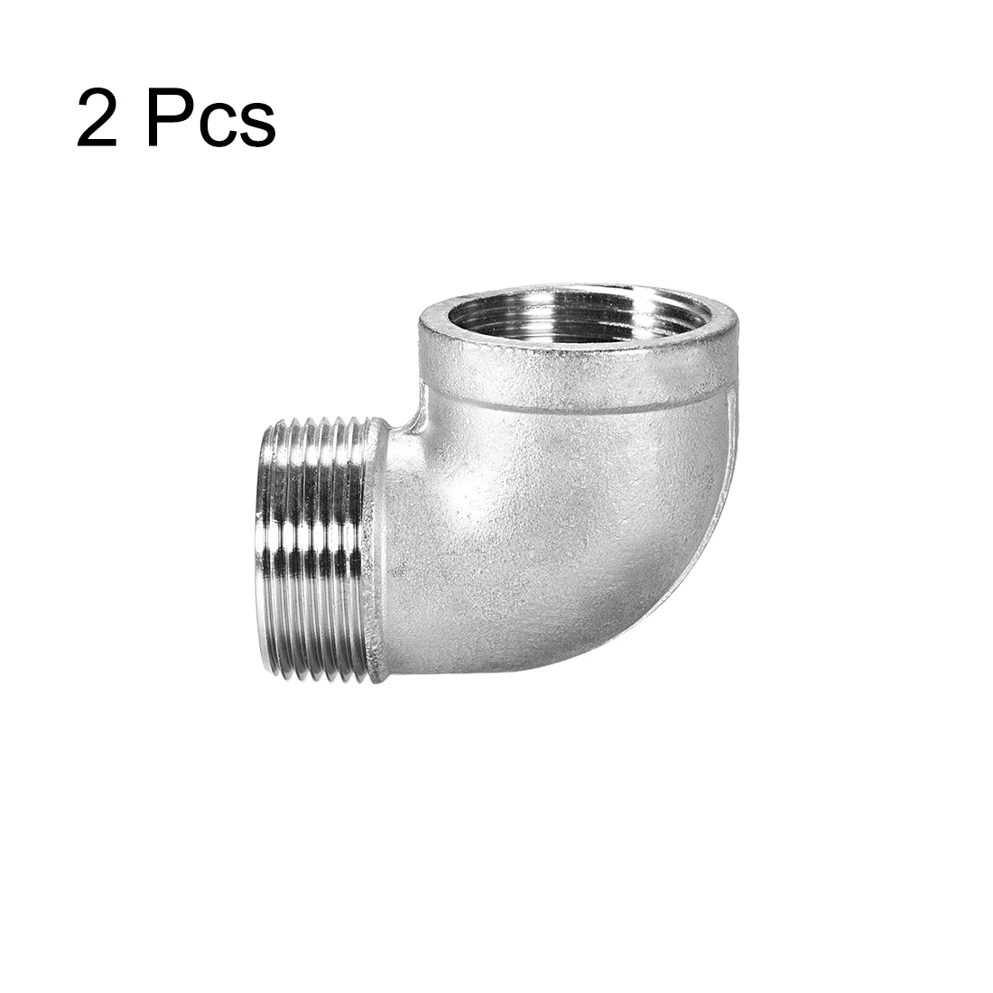 uxcell 2pcs Stainless Steel 201 Cast Pipe Fitting 90 Degree Elbow 1-1/4BSPT Female X 1-1/4BSPT Male Thread 
uxcell 2pcs Stainless Steel 201 Cast Pipe Fitting 90 Degree Elbow 1-1/4BSPT Female X 1-1/4BSPT Male Thread