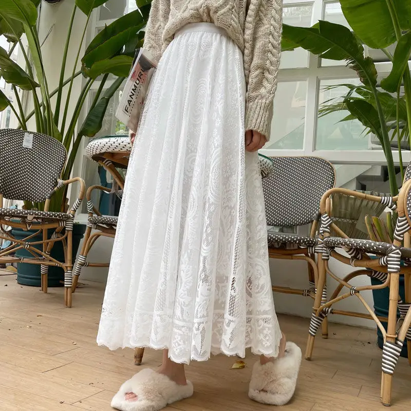 Lace Half Skirt Female 2021 Summer New High Waist Mid-length Thin Fairy Skirt First Love Skirt Gentle Skirt
Lace Half Skirt Female 2021 Summer New High Waist Mid-length Thin Fairy Skirt First Love Skirt Gentle Skirt