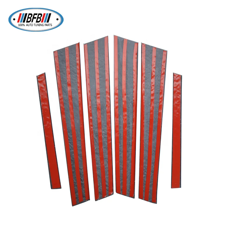 Forge Carbon Fiber Window Middle B-Pillar Posts Trims Cover 6pcs/set carbon auto exterior trim For Alfa Romeo Stelvio 2017 up
Forge Carbon Fiber Window Middle B-Pillar Posts Trims Cover 6pcs/set carbon auto exterior trim For Alfa Romeo Stelvio 2017 up