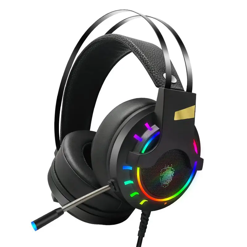 7.1 Stereo Surround K3 Wired RGB Lighting USB Gaming Headphone with Mic for Computer PC Wired Earphone HiFi Headset for PUBG CS
7.1 Stereo Surround K3 Wired RGB Lighting USB Gaming Headphone with Mic for Computer PC Wired Earphone HiFi Headset for PUBG CS