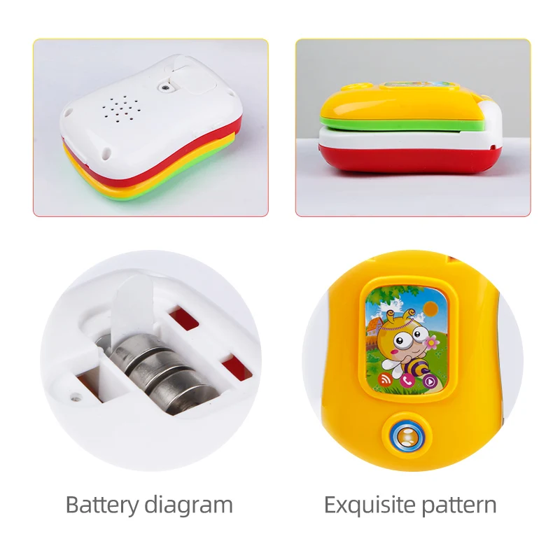 Baby Cellphone Mobile Phone Electronic Toy Telephone Music Sound Machine Educational Toys for Kids Infant Gift
Baby Cellphone Mobile Phone Electronic Toy Telephone Music Sound Machine Educational Toys for Kids Infant Gift