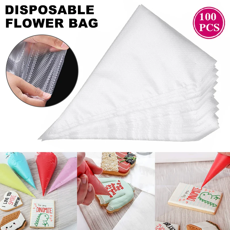 100Pcs Disposable Cake Icing Bags Decorating Piping Bags Set for Cake Decorating Cupcake Decor YE-Hot
100Pcs Disposable Cake Icing Bags Decorating Piping Bags Set for Cake Decorating Cupcake Decor YE-Hot