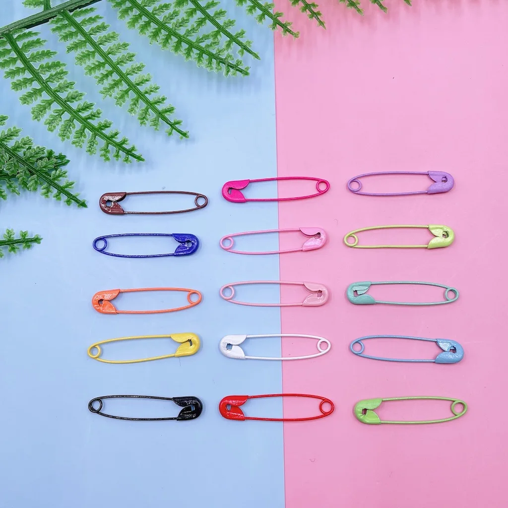 100pcs Colorful Safety Pins DIY Sewing Tools Accessory Stainless Steel Needles Large Safety Pin Small Brooch Apparel Accessories
100pcs Colorful Safety Pins DIY Sewing Tools Accessory Stainless Steel Needles Large Safety Pin Small Brooch Apparel Accessories
