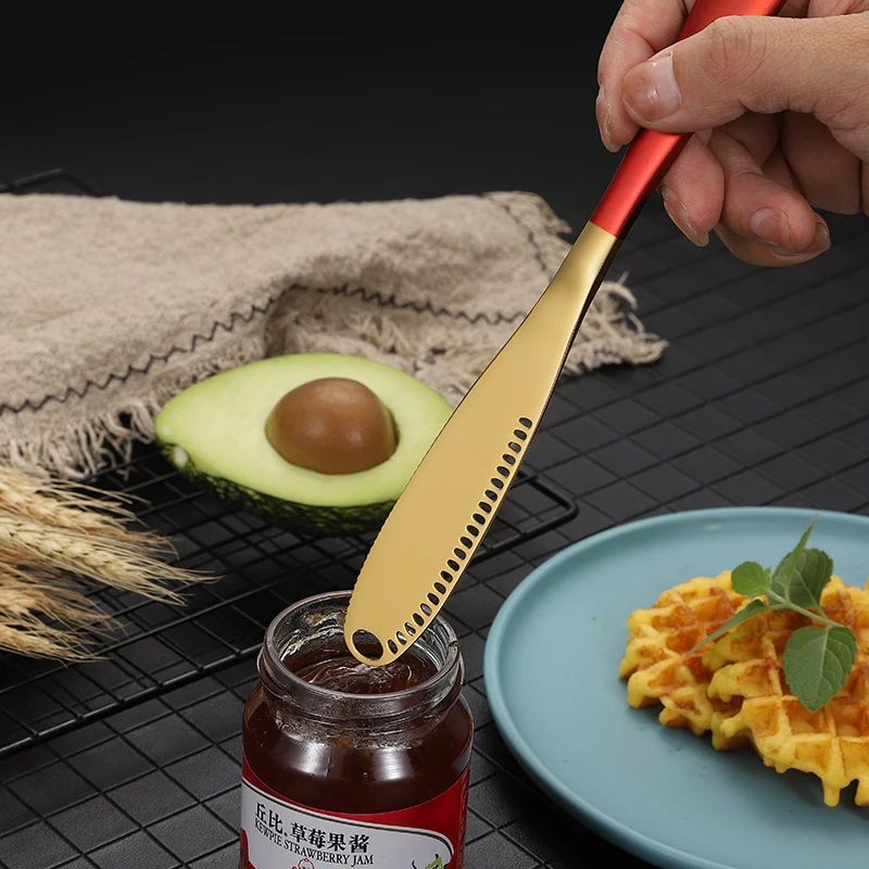 Stainless Cheese Knife Multifunction Butter Knife Bread Jam Knife Breakfast Tool 
Stainless Cheese Knife Multifunction Butter Knife Bread Jam Knife Breakfast Tool