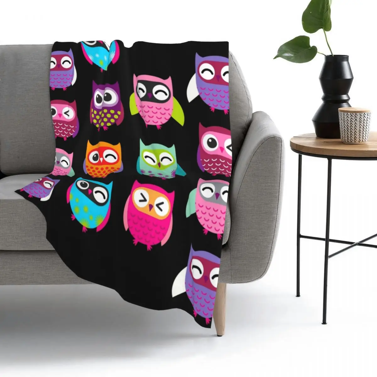 Cute Colorful Owls Throw Blanket Fleece Throw Blanket BedBlanket SofaBlanket Plush Flannel Cozy bedding Home travel Adult child
Cute Colorful Owls Throw Blanket Fleece Throw Blanket BedBlanket SofaBlanket Plush Flannel Cozy bedding Home travel Adult child