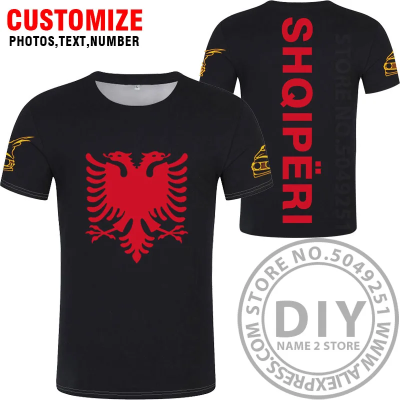 ALBANIA Eagle T Shirt Free Custom Name Number Gyms Albanian Shqiperi Men Tshirt Loose O-neck Summer Men’s Clothes 
ALBANIA Eagle T Shirt Free Custom Name Number Gyms Albanian Shqiperi Men Tshirt Loose O-neck Summer Men’s Clothes