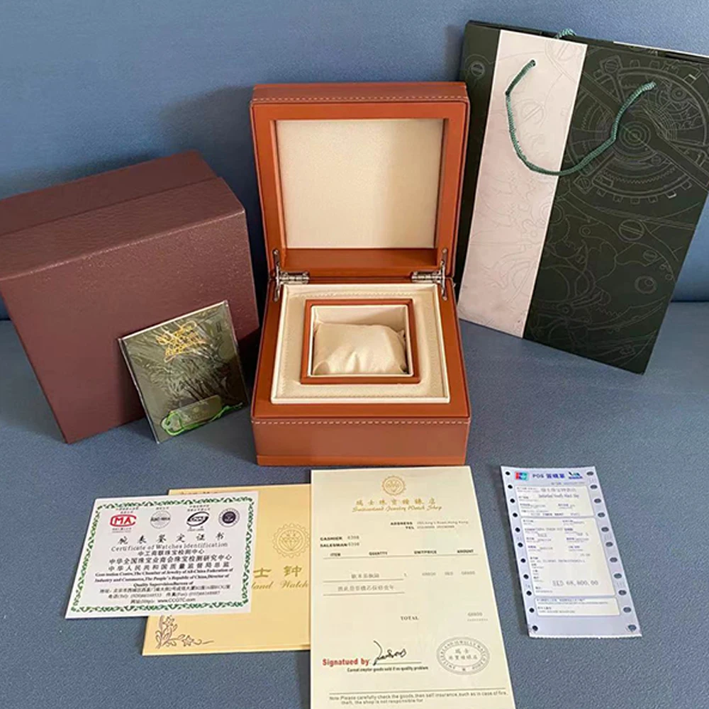 High Quality Watches Boxes Original Papers Red Wood Leather Box Lock Handbag For 15400 15703 15500 15202 26320 Watch Wristwatces
High Quality Watches Boxes Original Papers Red Wood Leather Box Lock Handbag For 15400 15703 15500 15202 26320 Watch Wristwatces
