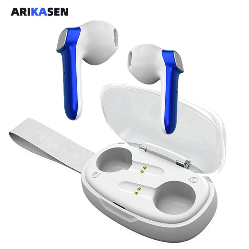 Bluetooth-наушники Arikasen TWS с микрофоном гарнитура поддержкой Bluetooth 5 0 3D стерео звук