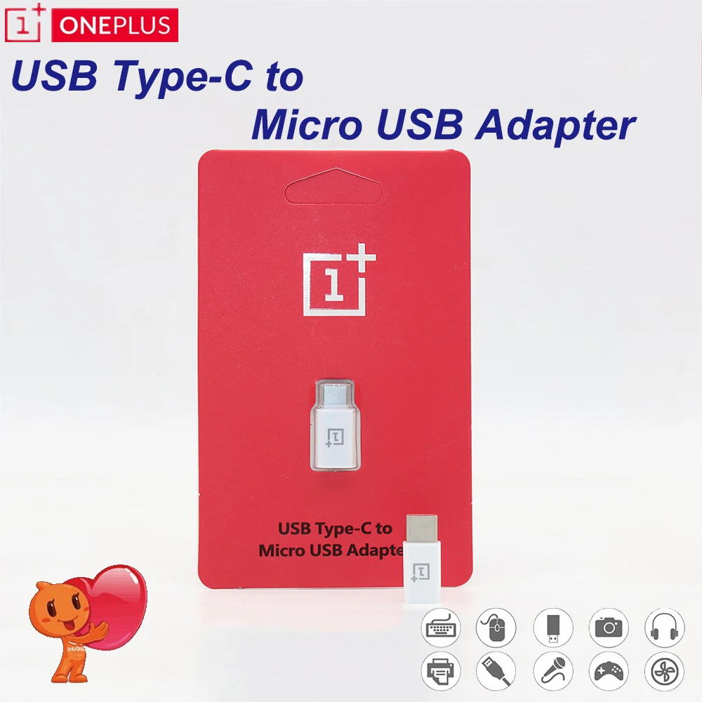 Переходник с USB Type C на Micro для ONEPLUS конвертер зарядный кабель трансмиссионная