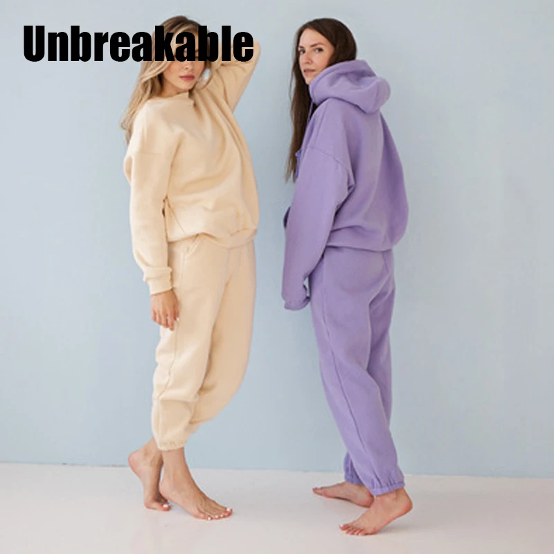 2020 осень-зима, Женский плотный флисовый костюм из 100% хлопка, комплекты из 2 предметов, толстовка с капюшоном и брюки, костюмы
2020 осень-зима, Женский плотный флисовый костюм из 100% хлопка, комплекты из 2 предметов, толстовка с капюшоном и брюки, костюмы