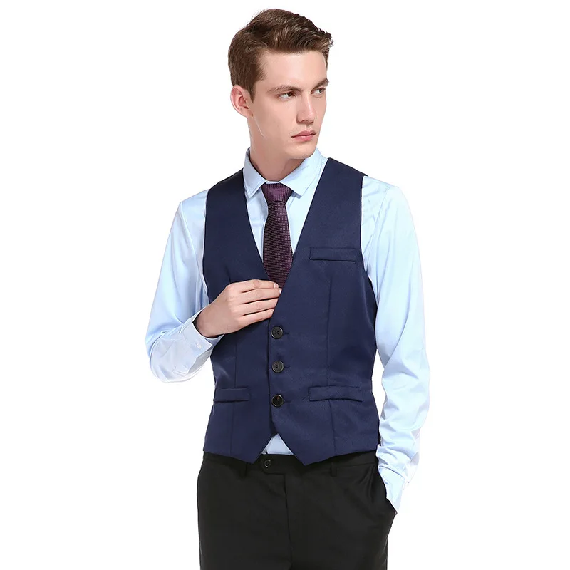 Free Shipping Men's Fashion Slim Single Row Three Button Solid Color Men's Suit Vest Suit Vest Wedding MJ200
Free Shipping Men's Fashion Slim Single Row Three Button Solid Color Men's Suit Vest Suit Vest Wedding MJ200