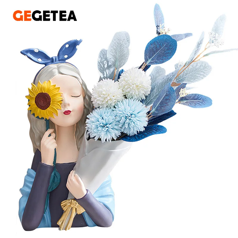 Nordic Creative Bouquet Girl Vase Decoration Living Room Home Decoration TV Wine Cabinet Entrance Home Office Decoration
Nordic Creative Bouquet Girl Vase Decoration Living Room Home Decoration TV Wine Cabinet Entrance Home Office Decoration