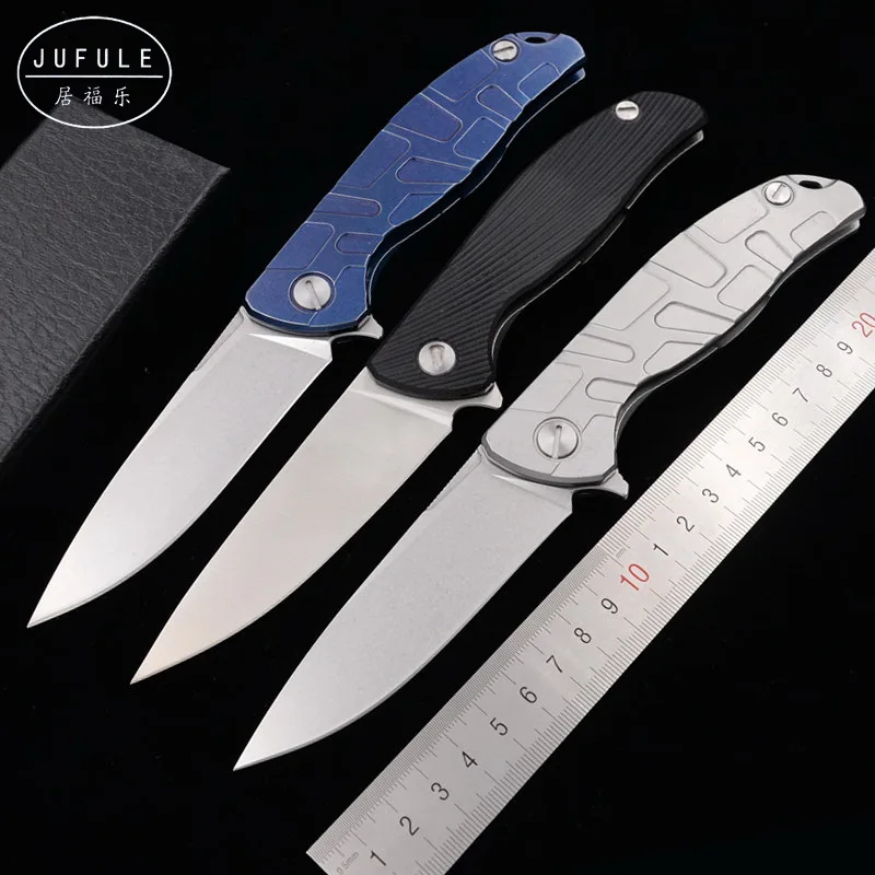 JUFULE F95 Hati 95 Ball Bearing Flipper D2 blade G10 Steel Hunt Kitchen Survival Outdoor EDC Tool Utility Folding Camping Knife
JUFULE F95 Hati 95 Ball Bearing Flipper D2 blade G10 Steel Hunt Kitchen Survival Outdoor EDC Tool Utility Folding Camping Knife