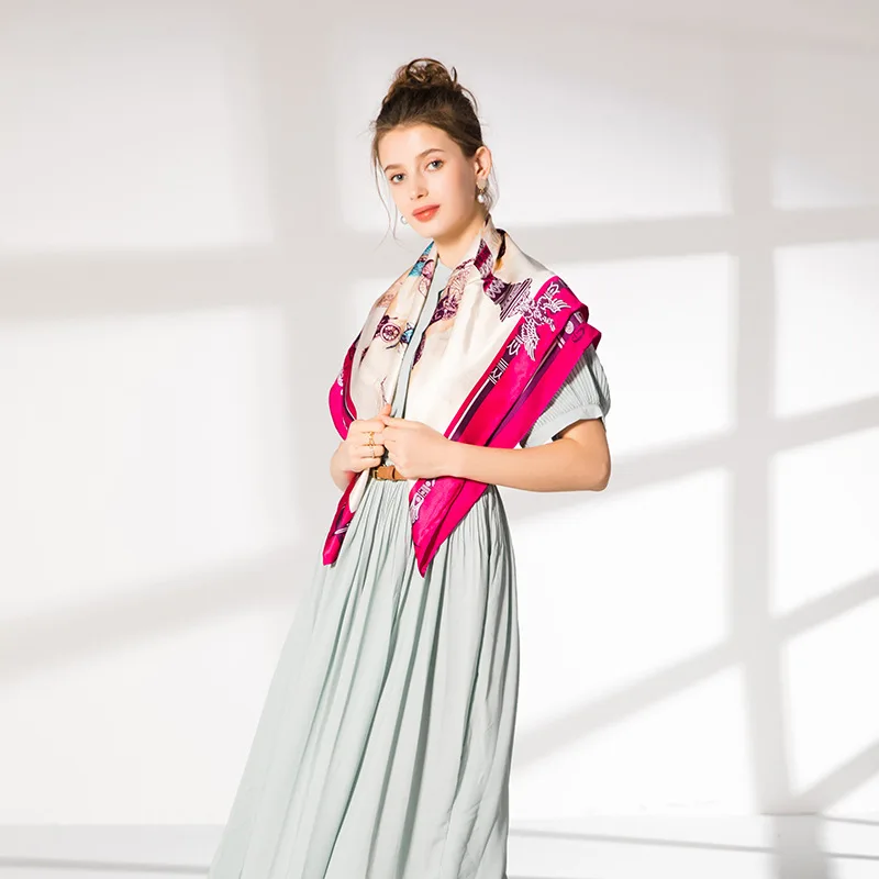 2020 New silk scarves "carriage sail" silk big square scarves/big silk scarves/silk shawls
2020 New silk scarves "carriage sail" silk big square scarves/big silk scarves/silk shawls