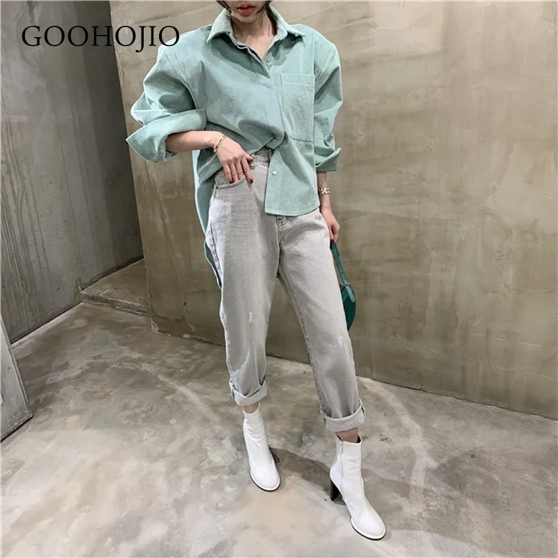 GOOHOJIO 2020 New fashionable All-match denim pants women Casual oversized chic jeans ladies pants autumn High waist jean women
GOOHOJIO 2020 New fashionable All-match denim pants women Casual oversized chic jeans ladies pants autumn High waist jean women