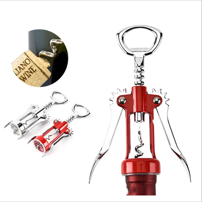 Zollor 1PCS Stainless Steel Red Wine Corkscrew Opener Wing Corkscrew Creative zinc Alloy Wine Corkscrew Wine Opener Bottle
Zollor 1PCS Stainless Steel Red Wine Corkscrew Opener Wing Corkscrew Creative zinc Alloy Wine Corkscrew Wine Opener Bottle