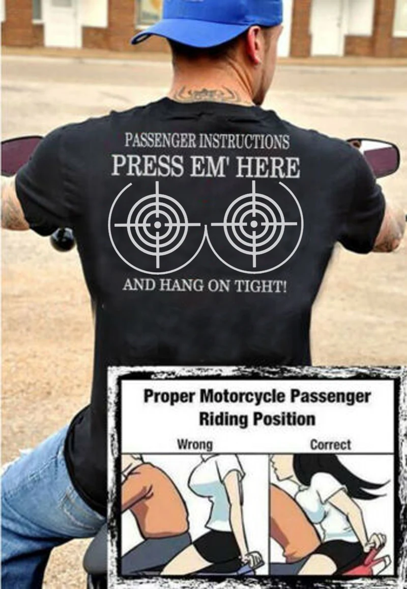 Funny Motorcycle Passenger Instructions Motorcyclist Gift T-Shirt. Summer Cotton Short Sleeve O-Neck Mens T Shirt New S-3XL
Funny Motorcycle Passenger Instructions Motorcyclist Gift T-Shirt. Summer Cotton Short Sleeve O-Neck Mens T Shirt New S-3XL