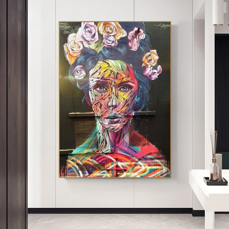 Abstract Art Woman Portrait Paintings on Canvas Nordic Flower Grils Posters and Prints Modern Street Pictures Home Wall Decor
Abstract Art Woman Portrait Paintings on Canvas Nordic Flower Grils Posters and Prints Modern Street Pictures Home Wall Decor