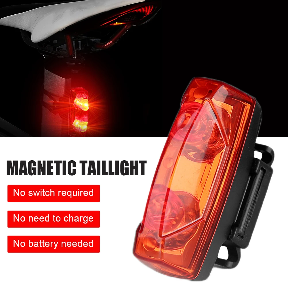 Induction Bike Taillights Magnetic Induction Lights Cycling Warning Lamp MTB Bicycle Magnetic Power Generate Taillight New Hot
Induction Bike Taillights Magnetic Induction Lights Cycling Warning Lamp MTB Bicycle Magnetic Power Generate Taillight New Hot