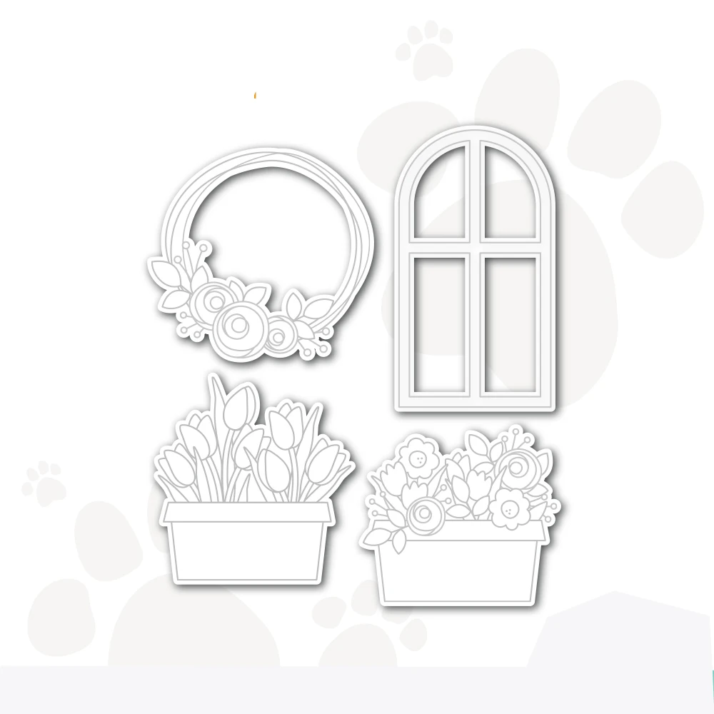 Window Flower Metal Cutting Dies & Stamps Scrapbook Dariy Decoration Stencil Embossing Template DIY Greeting Card Handmade 2021
Window Flower Metal Cutting Dies & Stamps Scrapbook Dariy Decoration Stencil Embossing Template DIY Greeting Card Handmade 2021