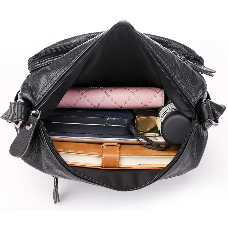 Women's Shoulder Bags Female Casual Luxury Purse Handbags Multi-layer PU Soft Leather Bag Women Messenger Bags
Women's Shoulder Bags Female Casual Luxury Purse Handbags Multi-layer PU Soft Leather Bag Women Messenger Bags