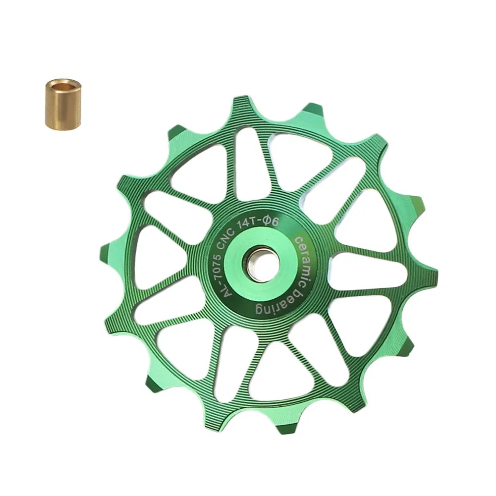 1PC 14T Aluminum Alloy Road MTB Bike Rear Derailleur Guide Wheel Pulley Jockey Wheel Mountain Road Bike Bicycle
1PC 14T Aluminum Alloy Road MTB Bike Rear Derailleur Guide Wheel Pulley Jockey Wheel Mountain Road Bike Bicycle