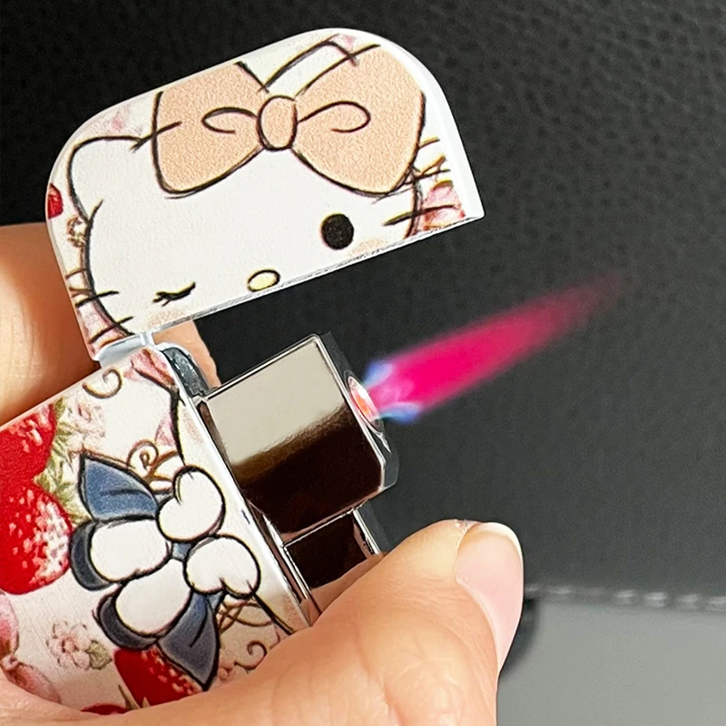 NEW Creative Metal Women Cigarette Lighter Windproof Pink Flame Jet Torch Lighter Hello Cat Lighter Special For Ladies Cute Girl
NEW Creative Metal Women Cigarette Lighter Windproof Pink Flame Jet Torch Lighter Hello Cat Lighter Special For Ladies Cute Girl
