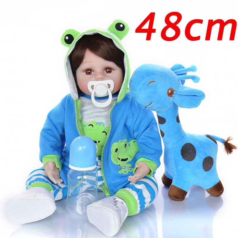 Bebe reborn menino кукла мини размер силиконовые руки и ноги Кукла Reborn Игрушки для