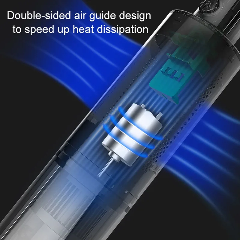 Wireless Car Vacuum Mini Cleaner Portable With Handheld Vacuum Cleaner Household Dual-use 120W 6000PA Strong Suction Cleaner 
Wireless Car Vacuum Mini Cleaner Portable With Handheld Vacuum Cleaner Household Dual-use 120W 6000PA Strong Suction Cleaner