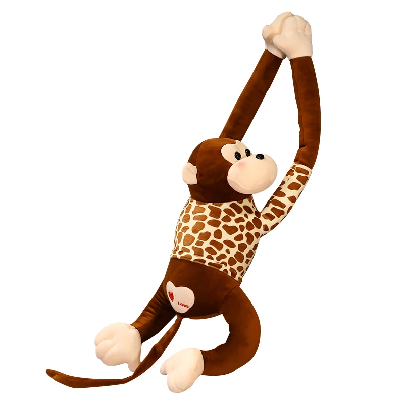 New 80cm 4 color kawaii long-arm tailed monkey plush toy curtain baby soothing animal doll birthday gift
New 80cm 4 color kawaii long-arm tailed monkey plush toy curtain baby soothing animal doll birthday gift