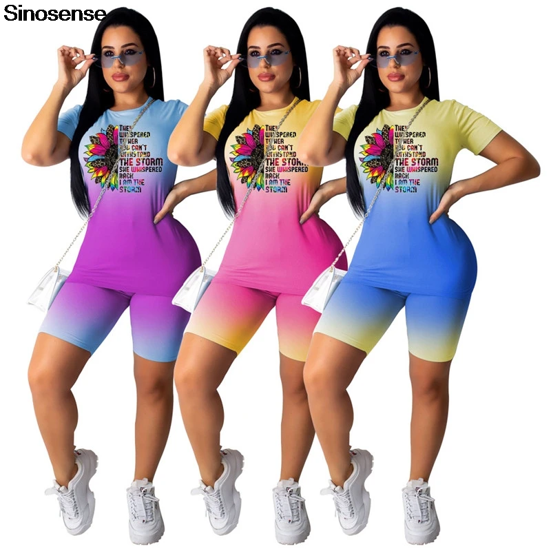 Womens 2 Two Piece Sports Outfit Bodycon Tracksuit Letter Print Short Sleeve T-shirts And Biker Shorts Bodycon Fitness Sets
Womens 2 Two Piece Sports Outfit Bodycon Tracksuit Letter Print Short Sleeve T-shirts And Biker Shorts Bodycon Fitness Sets