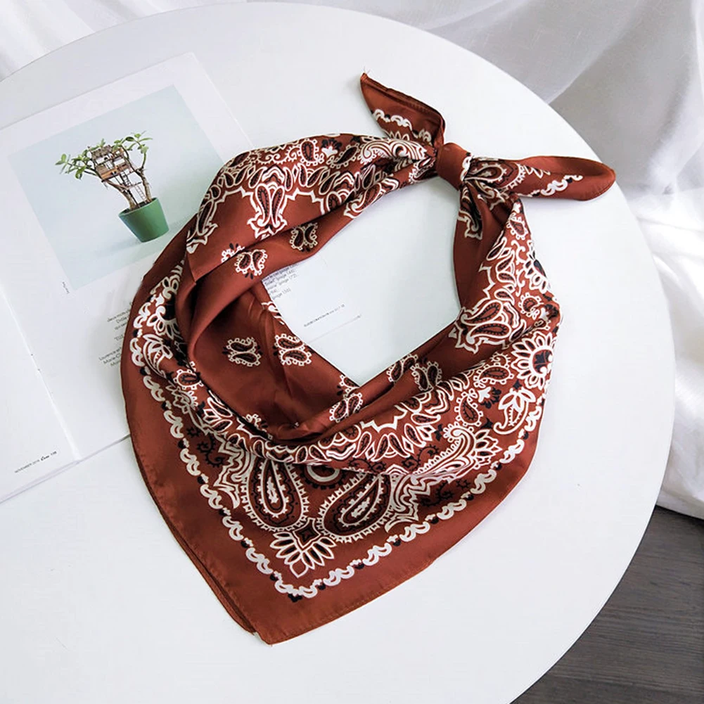 Fashion Women Flower Print Square Bandana Embroidered Flower Head Wrap Scarf Neck Mask Dress Accessories 
Fashion Women Flower Print Square Bandana Embroidered Flower Head Wrap Scarf Neck Mask Dress Accessories