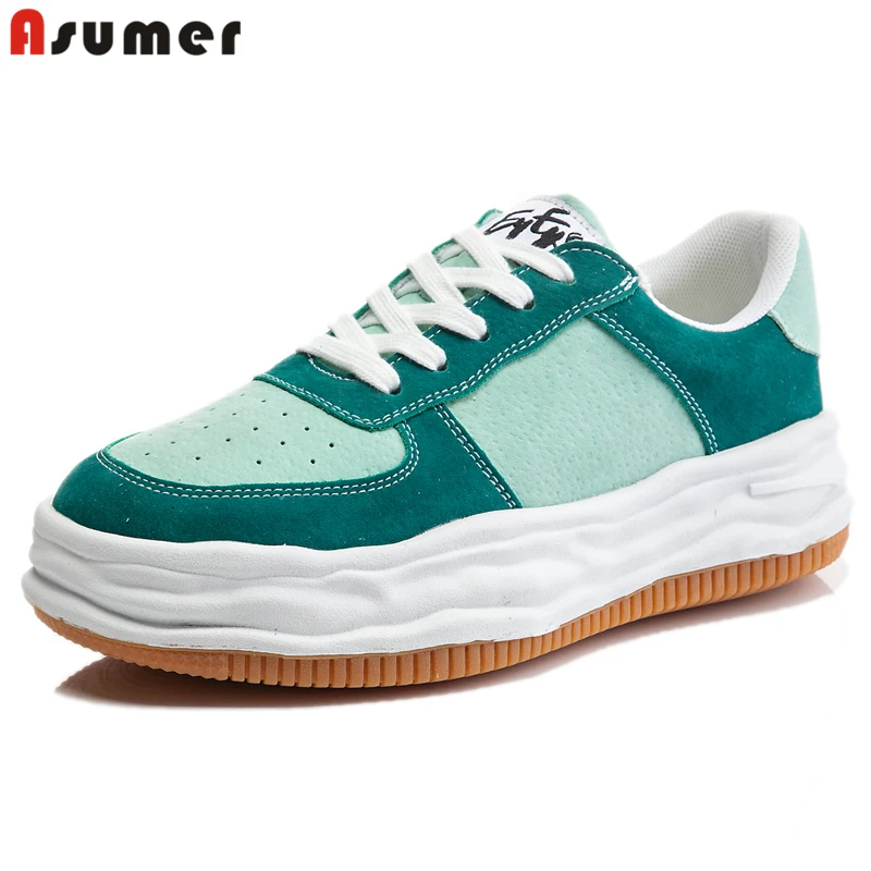 Кроссовки Asumer женские на платформе, Вулканизированная подошва, замша, прогулочная обувь, повседневные, летняя обувь, разные цвета
Кроссовки Asumer женские на платформе, Вулканизированная подошва, замша, прогулочная обувь, повседневные, летняя обувь, разные цвета