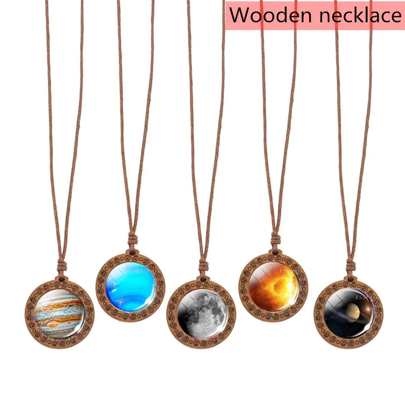 2019 new Wooden Necklace Universe Solar System Eight Planet Series Necklace Women Rope Chain Necklace
2019 new Wooden Necklace Universe Solar System Eight Planet Series Necklace Women Rope Chain Necklace
