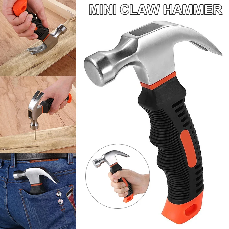 1pcs Multi-functional Non-slip Small Claw Hammer Mini Stubby Nails Tool Bright Polished Head Comfortable Soft Handle TB Sale
1pcs Multi-functional Non-slip Small Claw Hammer Mini Stubby Nails Tool Bright Polished Head Comfortable Soft Handle TB Sale