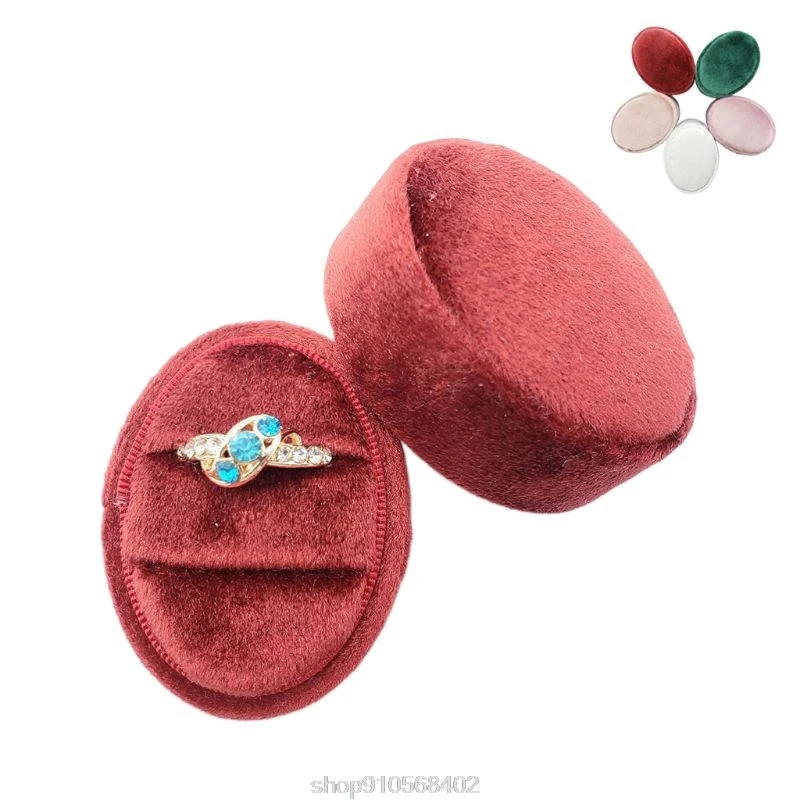 Oval Velvet Ring Box Double Ring Display Holder with Detachable Lid Ring Box Holder for Ceremony(Champagne) N02 20 Dropshipping
Oval Velvet Ring Box Double Ring Display Holder with Detachable Lid Ring Box Holder for Ceremony(Champagne) N02 20 Dropshipping