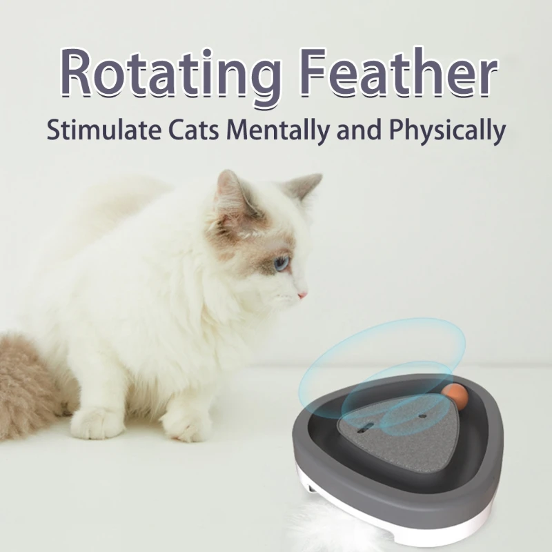 Cat Toys Interactive Automatic Feather Toy Electric Peekaboo Teaser with Safe Track Rolling Ball AAA Battery Powered
Cat Toys Interactive Automatic Feather Toy Electric Peekaboo Teaser with Safe Track Rolling Ball AAA Battery Powered