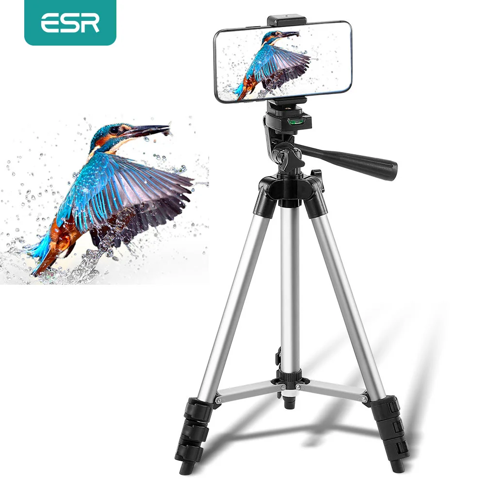ESR Camera Tripod Phone Stand Holder Lightweight Aluminum Alloy Mini Camera Tripod Stand for Canon Nikon Sony Digital Camera
ESR Camera Tripod Phone Stand Holder Lightweight Aluminum Alloy Mini Camera Tripod Stand for Canon Nikon Sony Digital Camera
