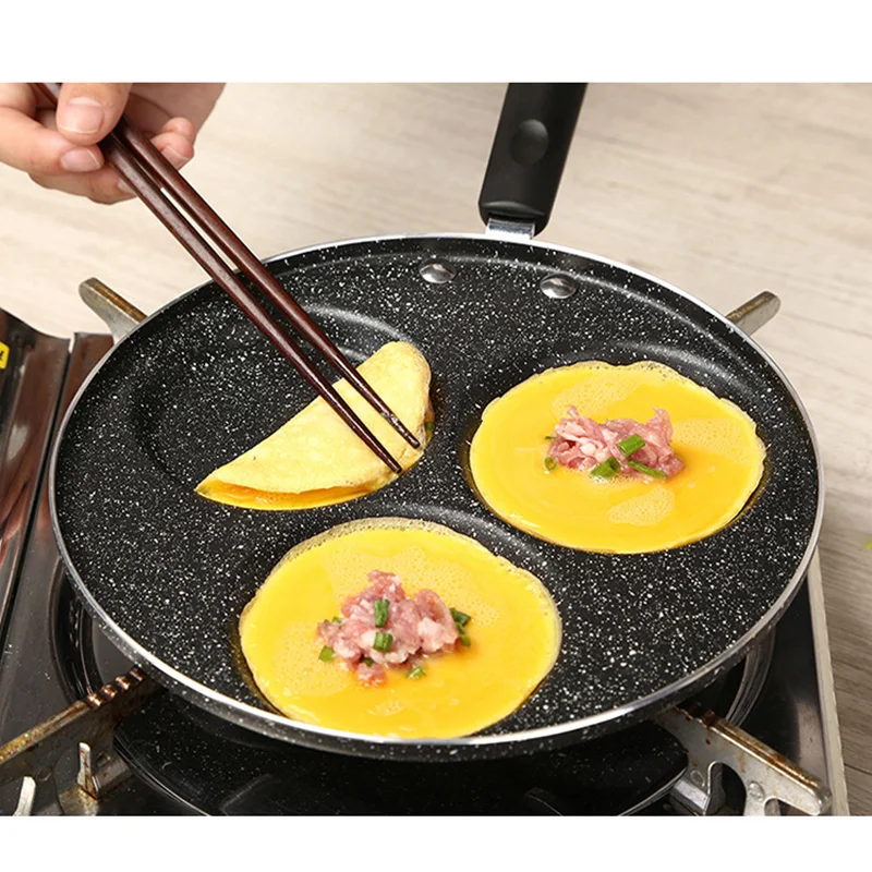B-Four-Hole Omelet Pan Non-Stick Creative Frying Pans Cake Steak No Oil-Smoke For Eggs Ham Breakfast Maker Cooking Grill Pot
B-Four-Hole Omelet Pan Non-Stick Creative Frying Pans Cake Steak No Oil-Smoke For Eggs Ham Breakfast Maker Cooking Grill Pot