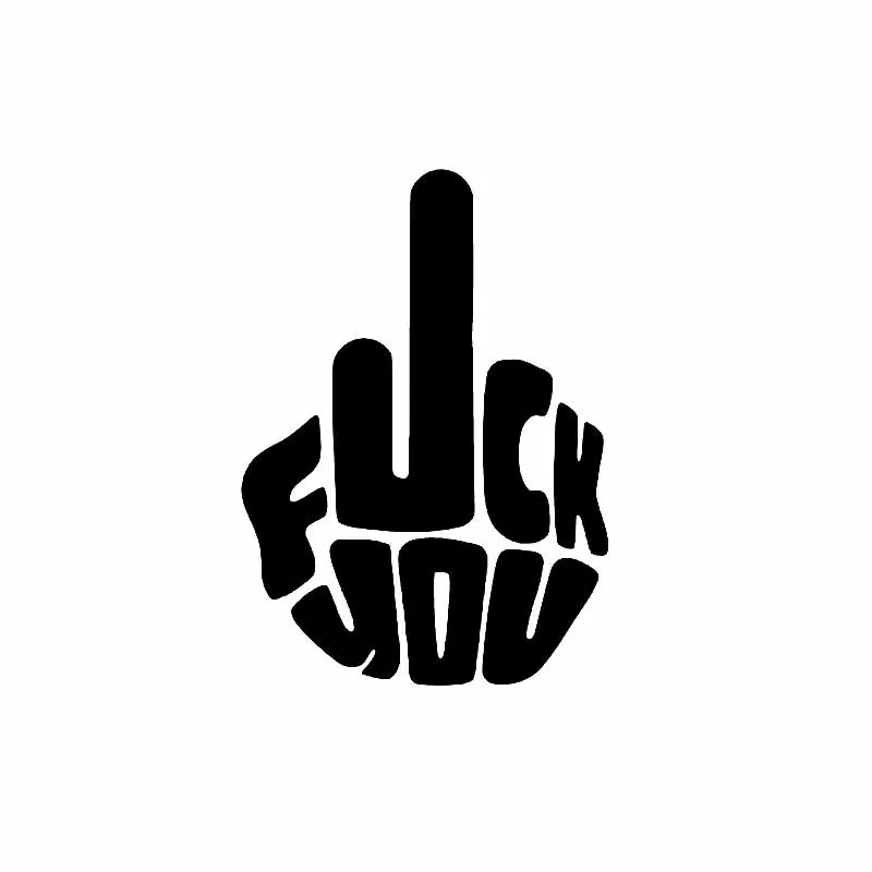 Creative Middle Finger Cartoon Car Sticker Vinyl Auto Decal Decoration for Refrigerator Door Automobile Black/Silver,13cm*9cm
Creative Middle Finger Cartoon Car Sticker Vinyl Auto Decal Decoration for Refrigerator Door Automobile Black/Silver,13cm*9cm