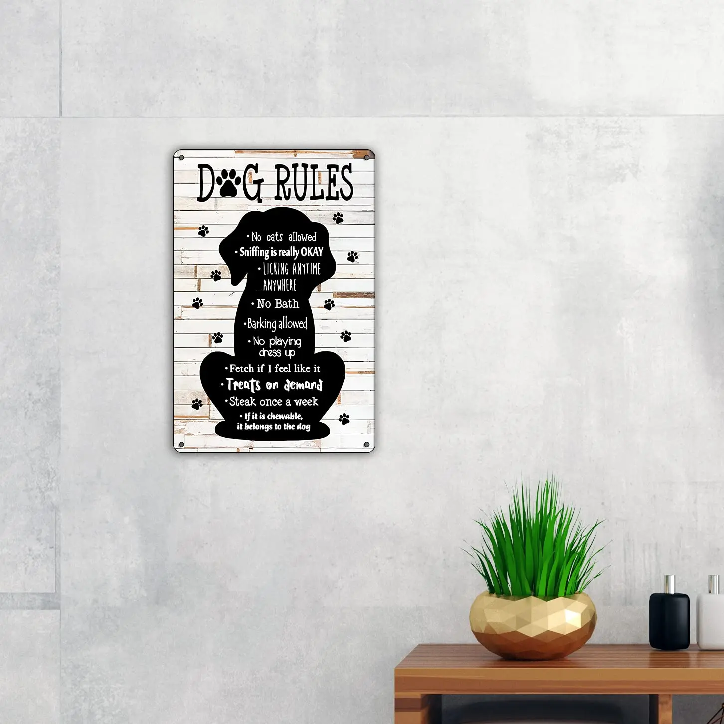 This Home is Filled with Kisses Wagging Tail Love Metal Tin Sign Wall Decor Rustic Farmhouse Dog Signs with Sayings
This Home is Filled with Kisses Wagging Tail Love Metal Tin Sign Wall Decor Rustic Farmhouse Dog Signs with Sayings