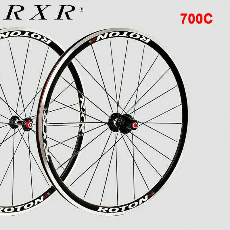 RXR 7 11 скоростной 700C колесный велосипед шоссейный колеса из алюминиевого сплава V