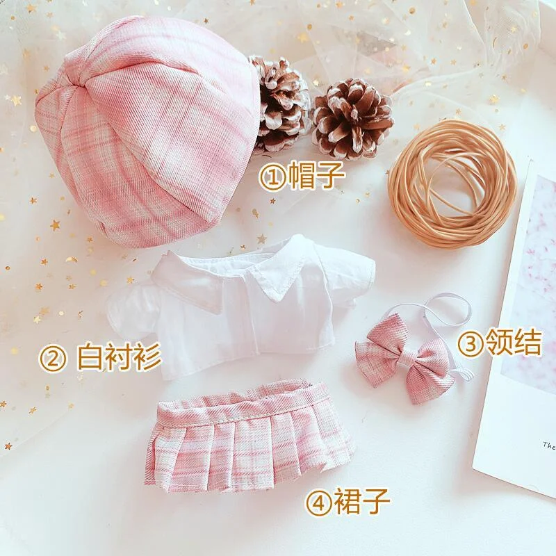 Uniform Skirt 20cm Star Idol Doll's Clothes Puppet Clothes Dress-up Toy Baby Wear
Uniform Skirt 20cm Star Idol Doll's Clothes Puppet Clothes Dress-up Toy Baby Wear